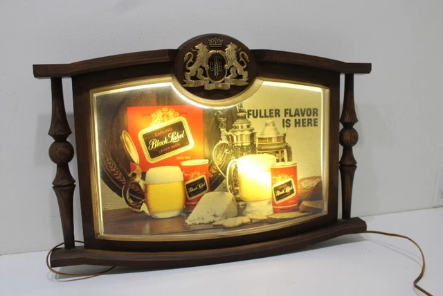 ðºVTG CARLING BLACK Label Beer Sign West Bend Crock Hot Pot ...