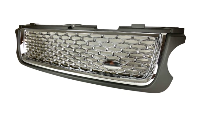 Griglia anteriore cromata grigia si adatta a Range Rover L322 2010-2012 Vogue Autobiografia