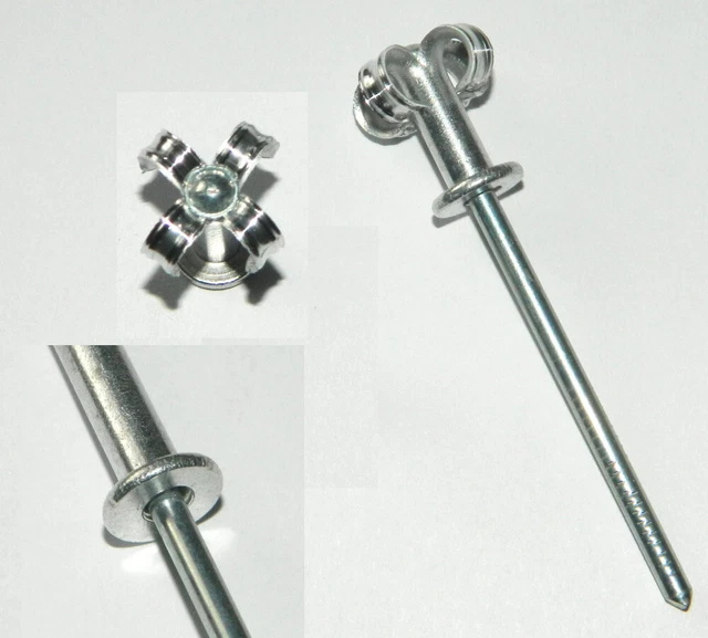 Standard Blindniete | Alu/Stahl | Großkopf | 4,8x20mm K16