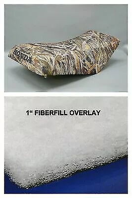 HONDA TRX300 Fourtrax 300 Seat Cover Repair Kit w/ Foam Overlay  DRT CAMO (ST)