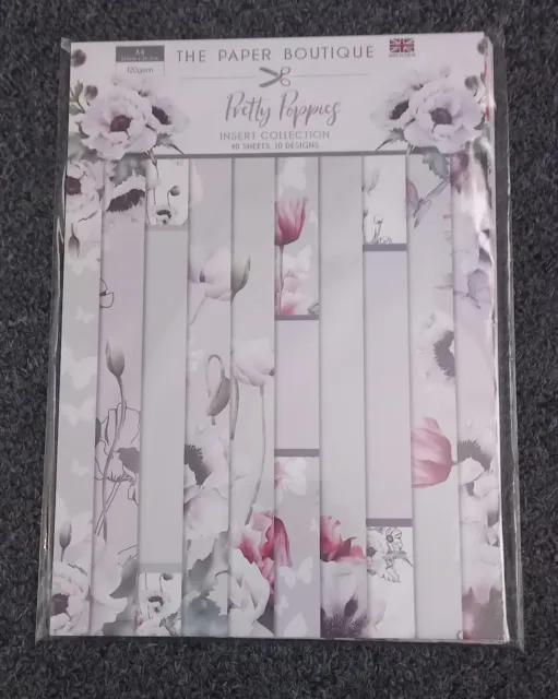 Craft Clear Out - The Paper Boutique Pretty Poppies Insert Collection