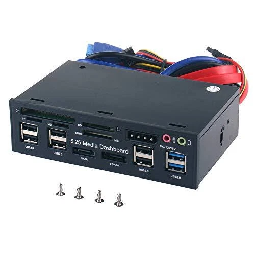 Tccmebius TCC-QL5E 5.25 Pouces PC Multifonction Tableau de Bord Médias Pannea...