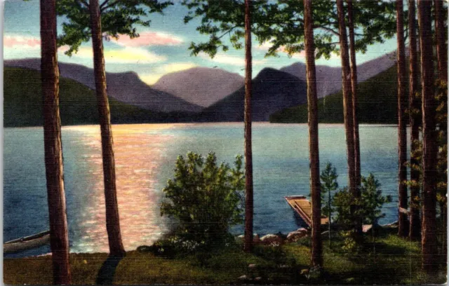 Postcard Grand Lake Morning Mount Baldy Colorado B124