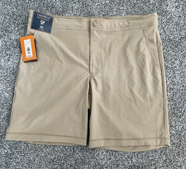 NWT Cremiuex Performance Men’s 38 Shorts 8”inseam Stretch Wicking Retail $79.50