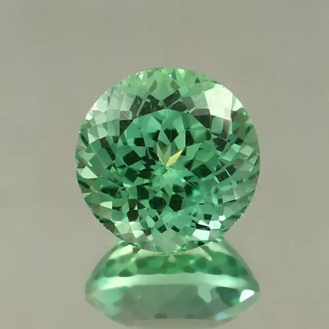 11x11 MM | FLAWLESS CEYLON GREEN SAPPHIRE ROUND CUT FOR JEWELRY LOOSE GEMSTONE