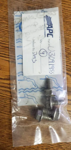 Dyna Glass Pump Mounting Screws U30919SS - Set of 4