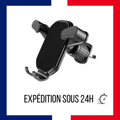 Support universel pour téléphone voiture pour grille d'aération de voiture