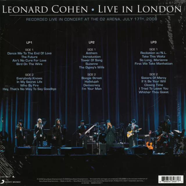 Leonard Cohen - Live In London (Vinyl 3LP - 2018 - EU - Original) 2