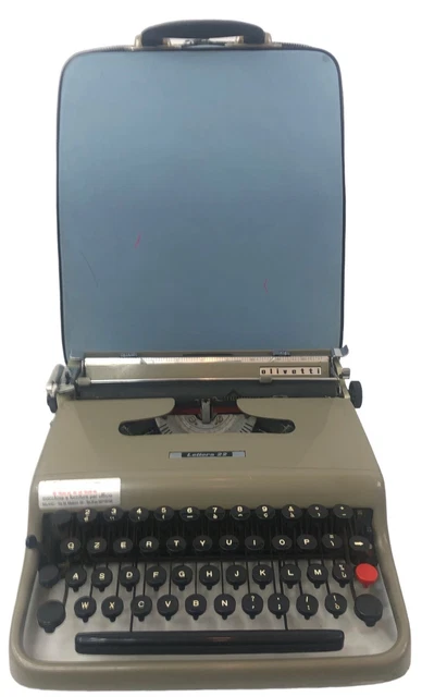 Máquina De Escribir Olivetti Letra 22 Beige +Funda