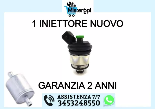 INIETTORE x LANDI RENZO GPL TAPPO VERDE ATTACCO BOSCH MED METANO nuovi