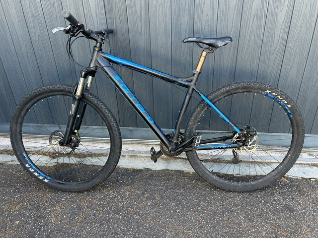 Carrera Sulcata Black And Blue Carrera Bike CARRERA SULCATA MENS