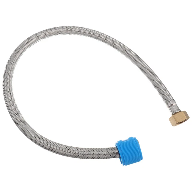 Tubo di ingresso WC 60 cm acciaio inossidabile tubo di collegamento WC Silver