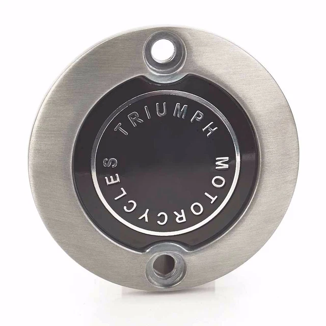 Triumph Motorcycles Brushed Alternator Cover Badge A9610264
