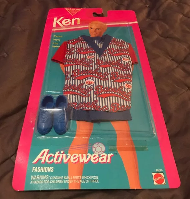 Vintage BARBIE Doll KEN Activewear Fashions BASEBALL OUTFIT Clothes 1993 #68040