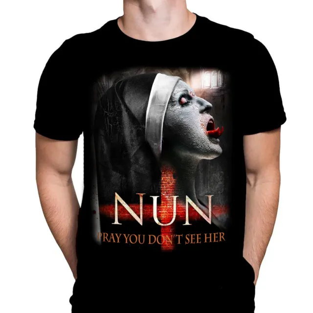 Nonne Beten - Klassisch Horrorfilm - T-Shirt/Dämonisch/Geisterhaft/Halloween