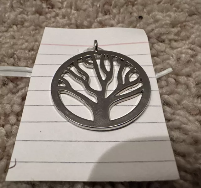 Tree of Life Pendant Sterling Silver Necklace