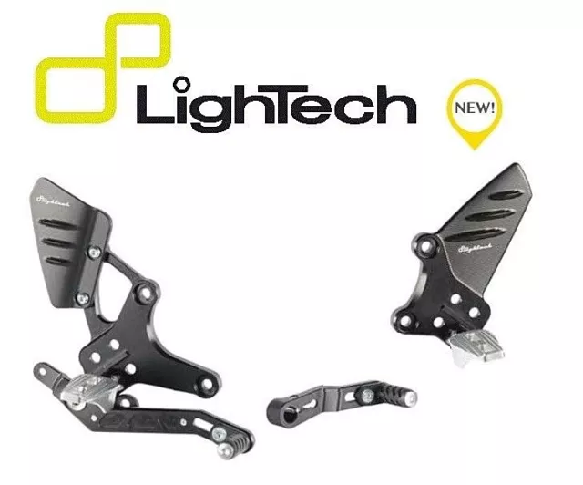 LIGHTECH Floorboards Rear Set Adjustable Jointed BMW R Nine T Pure 2016-2017