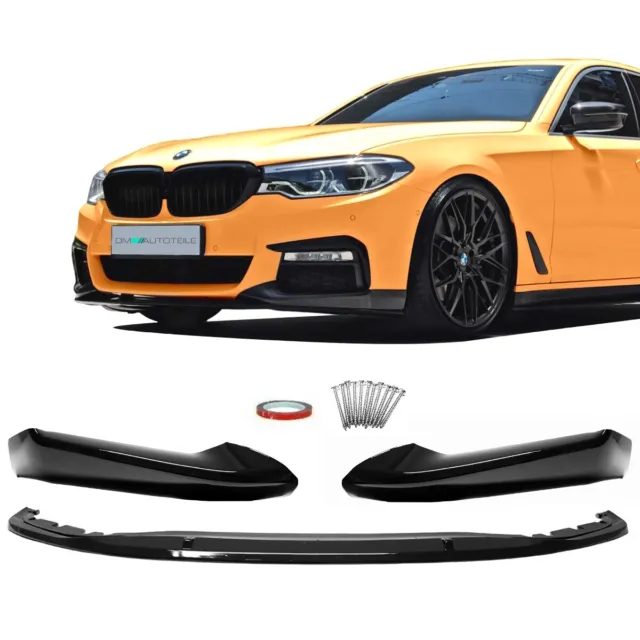 Frontspoiler Sport-Performance Carbon Hochglanz passt für BMW 5er G30 G31  M-Paket +ABE*