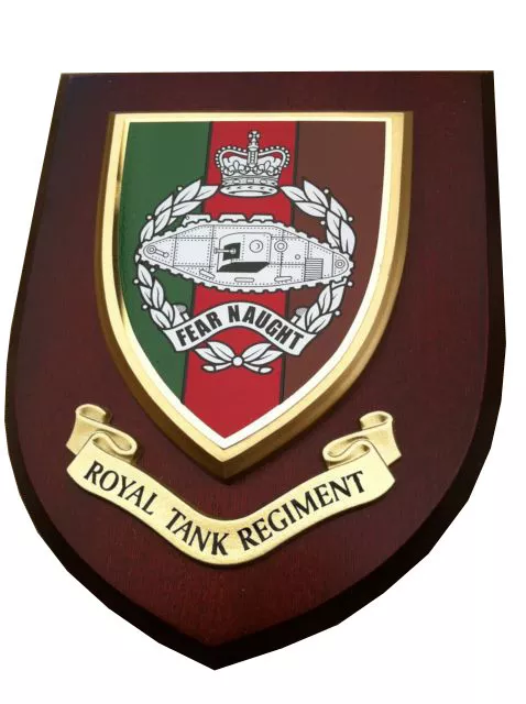 Royal Tank Regiment RTR Military Shield Wall Plaque