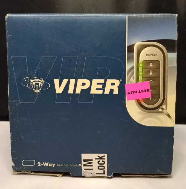 VIPER CAR ALARM SYSTEM 2- Way REMOTE START Model: 5301. Complete In Box