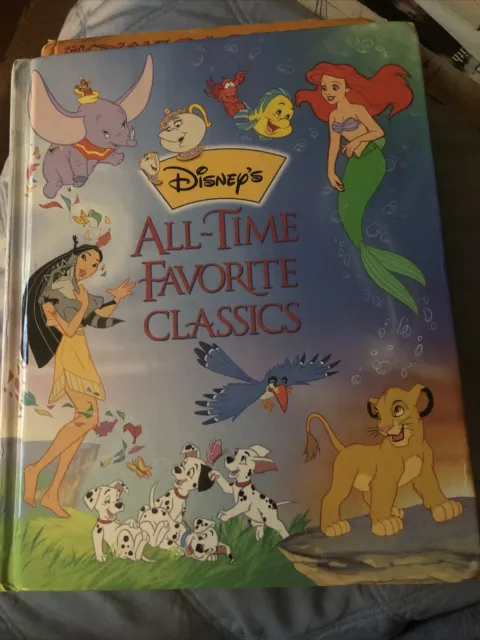 Disneys All-Time Favorite Classics Hard Cover Book