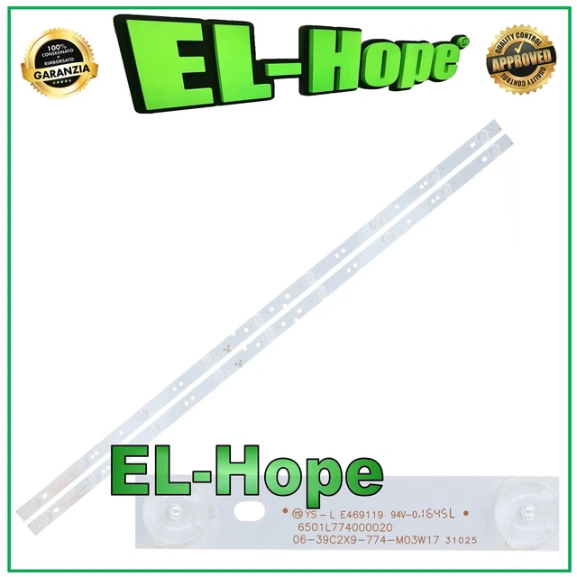 KIT 14 BARRE STRIP LED PER TV 40" SAMSUNG UE40F6200 / UE40F6350A - Foto 9