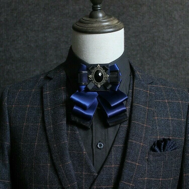 Cravatta Da Uomo E Da Donna, Con Fiocco Di Seta, Vintage, Con - Foto 10