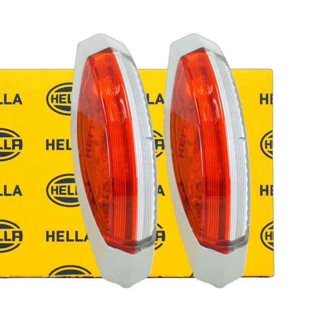 10x Feux de Gabarit Rouge 20 LED Support Noir Marqué E9 pour Fourgon Caravane - Auto 10x Feux de Gabarit Rouge 20 LED Support Noir Marqué E9 pour Fourgon Caravane - Auto