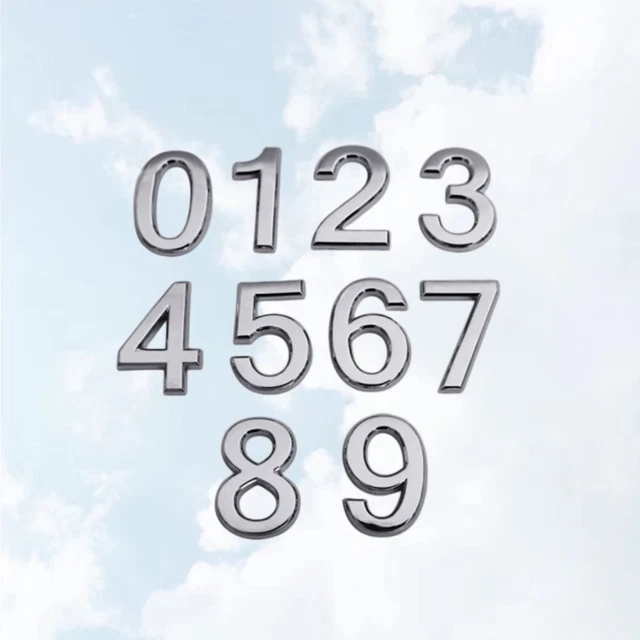 HOUSE ADDRESS NUMBERS Gate Numbers Metal Metal House Number Door Number ...