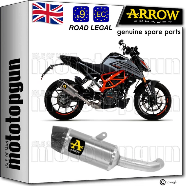ktm duke 125 arrow exhaust