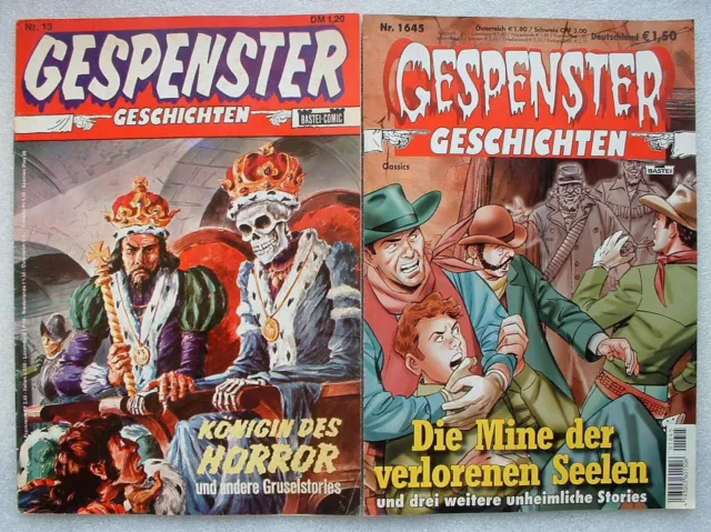 2 x GESPENSTER GESCHICHTEN Nr. 13 und Nr. 1645, Bastei Comics