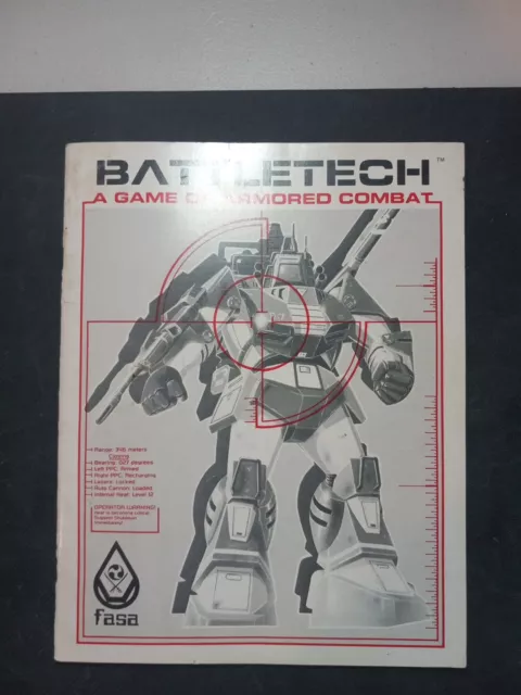 Battletech: A Game of Armored Combat, Basic Guidebook. 1985.