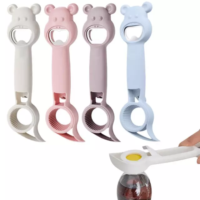 4 in 1 Multifunction Can Bottle Opener Kitchen Tool Beer Cap Screwing Device ьγ