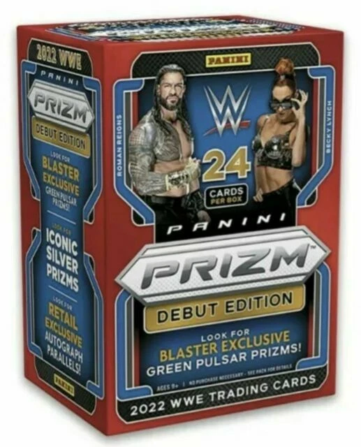 PANINI 2022 WWE Prizm Debut Edition Wrestling Trading Card Blaster Box