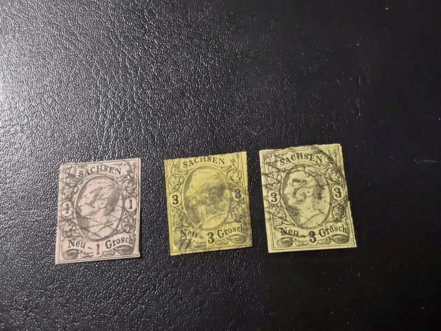 AD Sachsen 1955  MiNr. 9 + 11  gestempelt