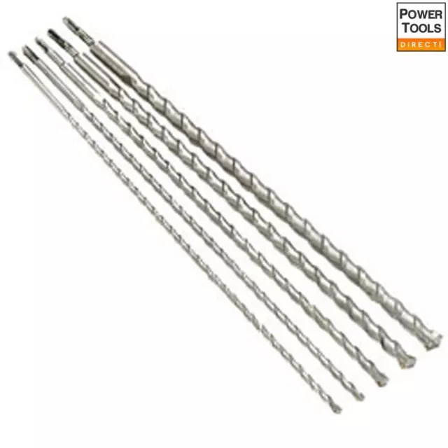 Clarke CHT705 5 Piece 600mm SDS+ Drill Bit Set