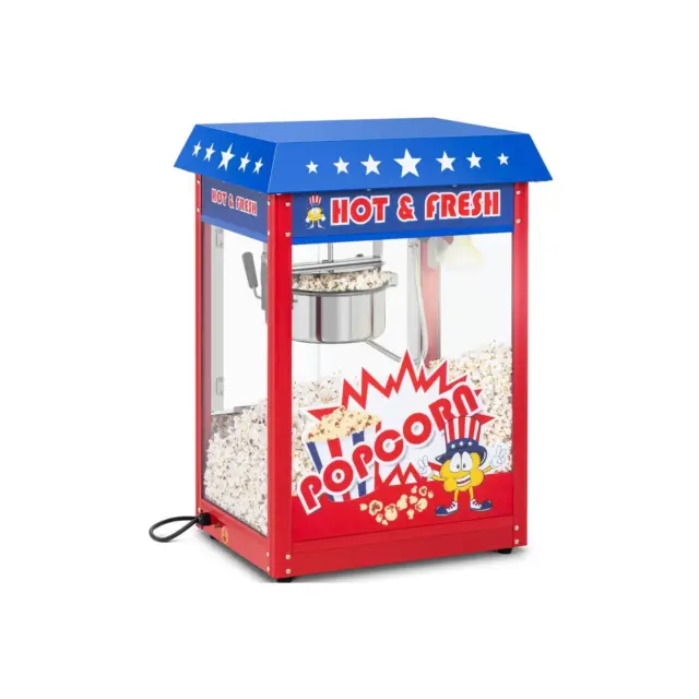 Popcornmaschine Popcornmaker Popcornautomat 1600W 5kg/h USA Design