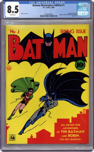 Batman Masterpiece Edition Reprint #1 CGC 8.5 2000 0332952004