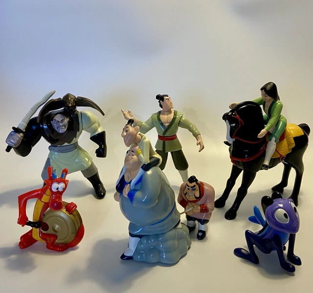 DISNEY MULAN TOY Figures Bundle £19.99 - PicClick UK