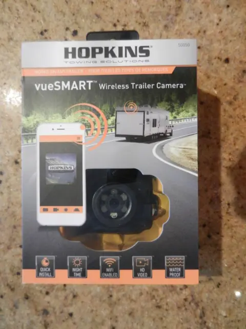 Hopkins VueSmart Wireless Trailer Camera - Any Trailer - Model #50050 *NEW*
