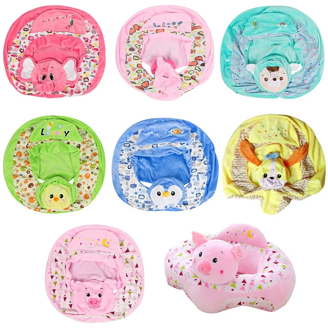 Piel lavable para bebés niños sin relleno cuna sofá silla sofá bebé cubierta