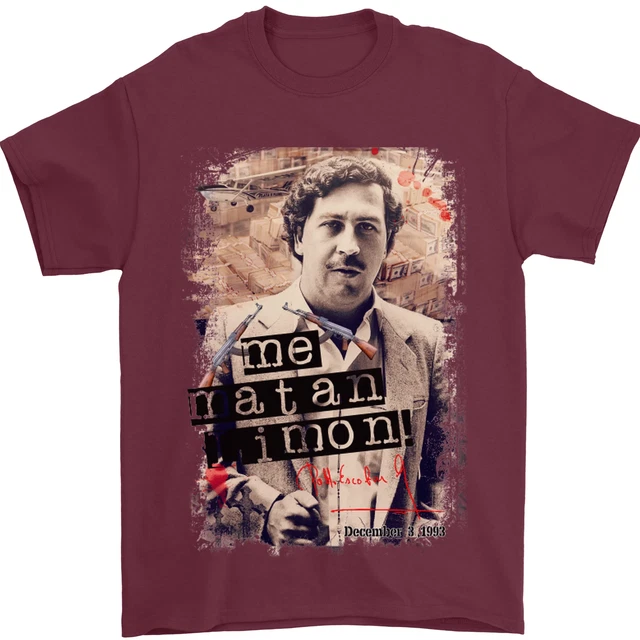 Pablo Escobar Me Matan Limon Mens T-Shirt 100% Cotton
