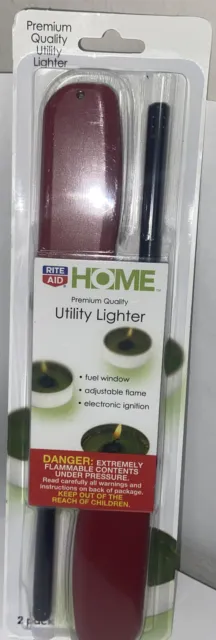 Rite Aid Home Premium Quality Utility Lighter - 2 Pack