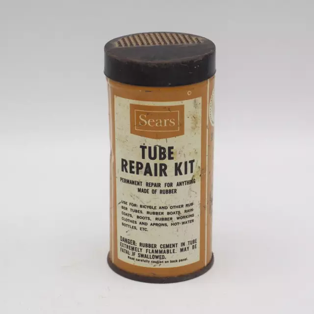 Sears Interior Tubo Kit de Reparación Vacío Estaño Lata Publicidad Diseño