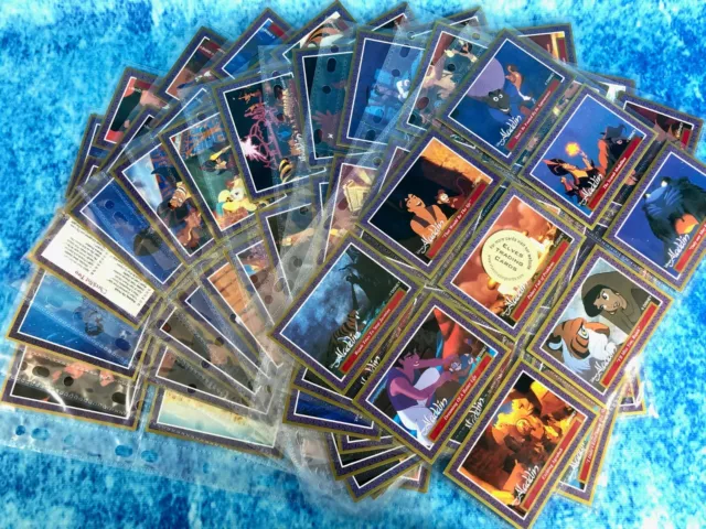 Aladdin Disney Animation trading card complete base set by Dynamic Marketing AUS