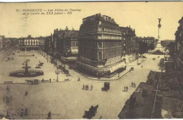 CPA 33 1923 BORDEAUX Les Allées de Tourny et le Cours du XXX July
