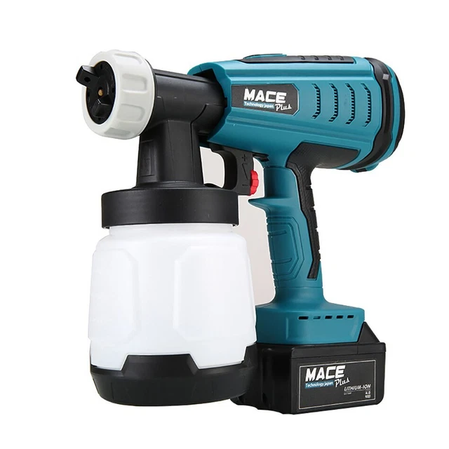 CORDLESS SPRAY GUN 18V DC Electric Paint Sprayer Emulsion Paint Spray