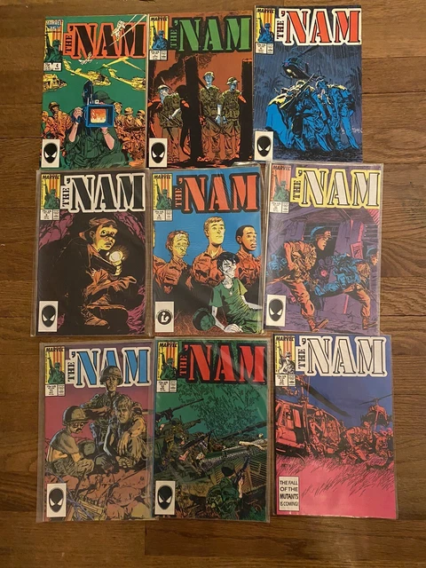 Marvel Comics The 'Nam Lot of 37 ranging between 4-84 1987-1993