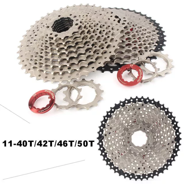 Bicycle 10S 11-50T/46T/42T/40T MTB Cassette MTB Mountain Bicycle Freewheel mo