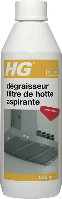 Dégraisseur Filtre De Hotte Aspirante 0.5L Produit Dégraissant Pour Hotte Cuisin